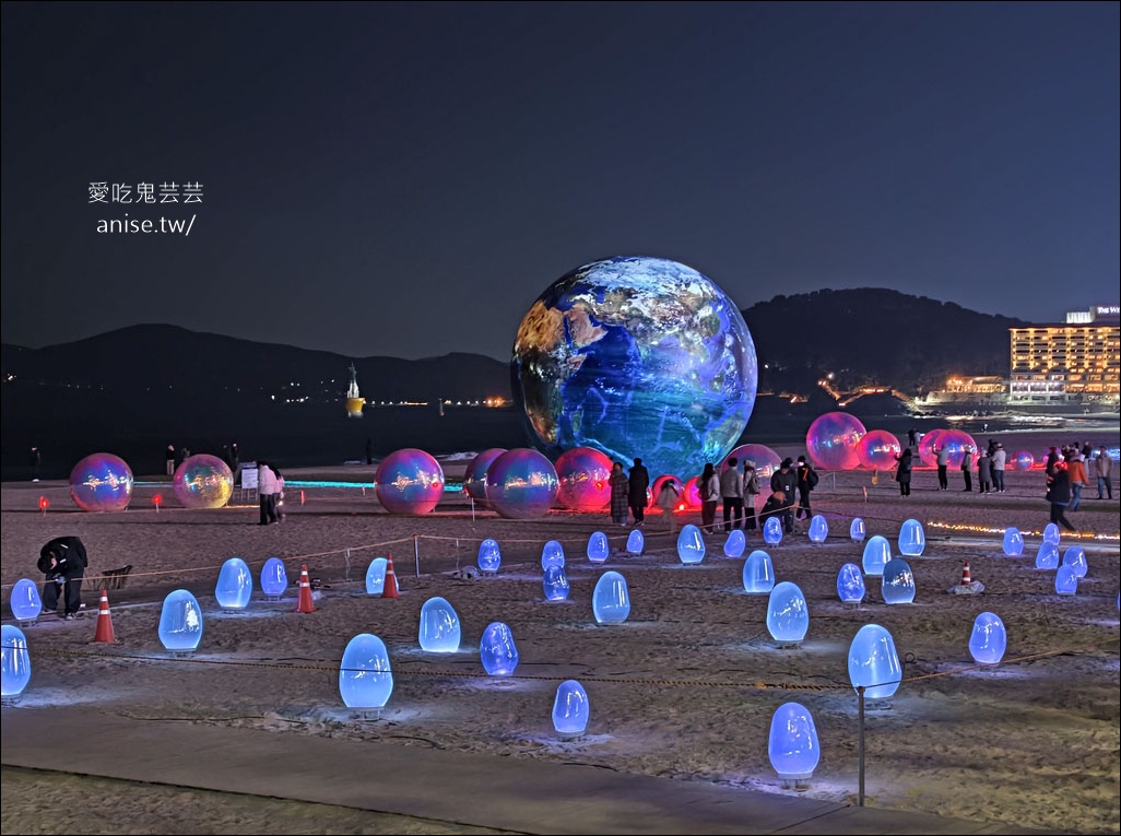 網站近期文章：海雲臺燈節 (해운대 빛축제)，海雲台的冬季盛典