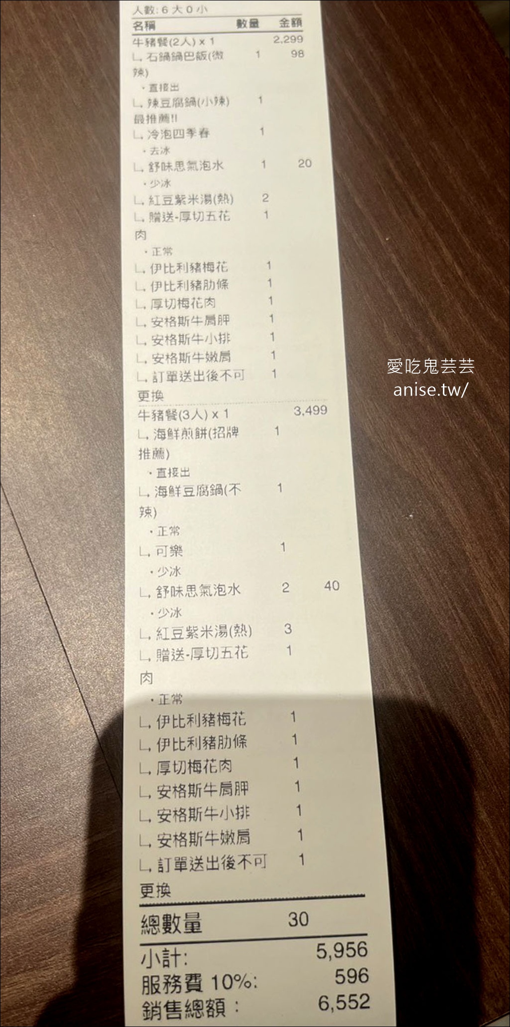 燒肉滋滋，份量驚人！全程桌邊服務超讚