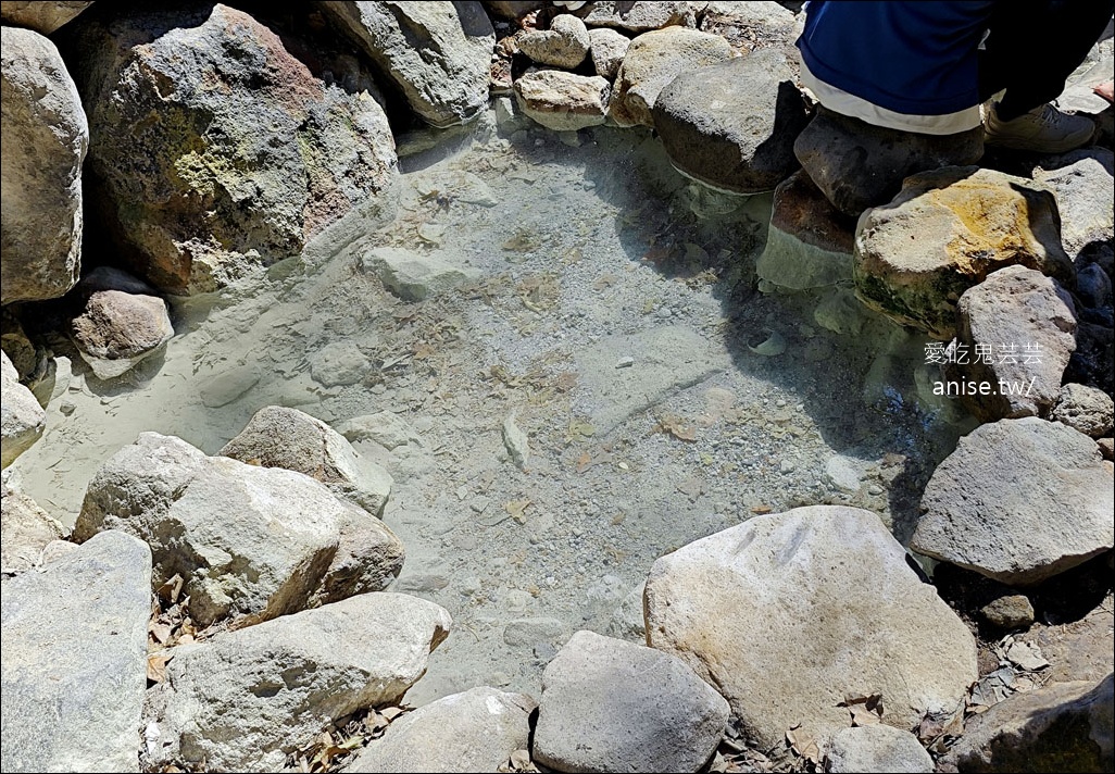 陽明山野溪溫泉 | 紫明溪溫泉露頭，泡泡腳好溫暖！