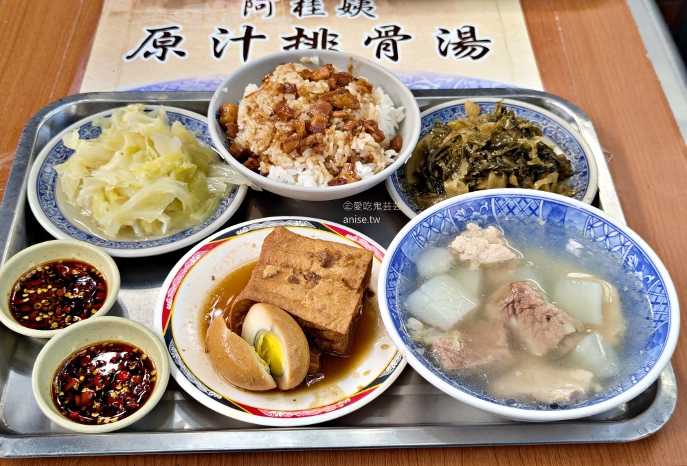 網站近期文章：阿桂姨原汁排骨湯，滷肉飯加梅干菜也很搭，大稻埕慈聖宮美食(姊姊食記)