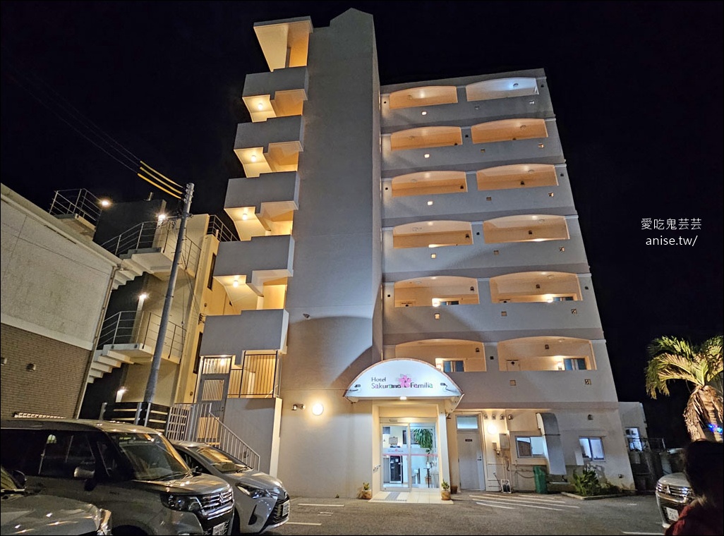 沖繩名護海景飯店 | 名護櫻之家酒店，近JUNGLIA恐龍樂園、美麗海水族館 (旁有超市、blue seal冰淇淋)