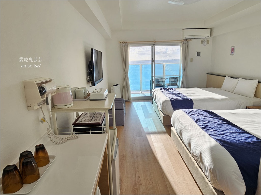 沖繩名護海景飯店 | 名護櫻之家酒店，近JUNGLIA恐龍樂園、美麗海水族館 (旁有超市、blue seal冰淇淋)