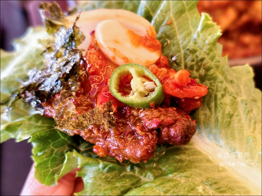 海雲台尾浦也有大邱名產巨松排骨！濃濃蒜味香辣可口，嫩口下飯名不虛傳 (含菜單、營業資訊) @愛吃鬼芸芸