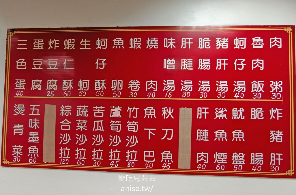 嘉義宵夜場 | 金馬肉粥，鹹粥配炸物，爽爽的！ @愛吃鬼芸芸