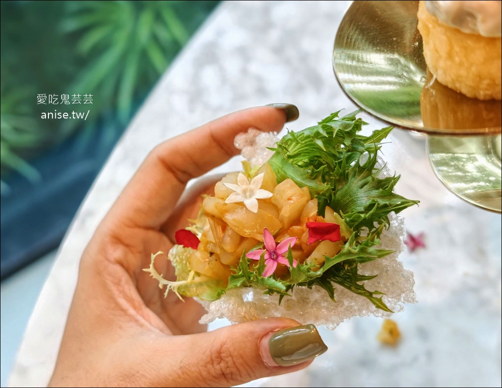 台中貴婦下午茶 | 臺中勤美洲際酒店 葉與藤，《夏艷・果藝之境》雙人下午茶 超推！(文末菜單) @愛吃鬼芸芸