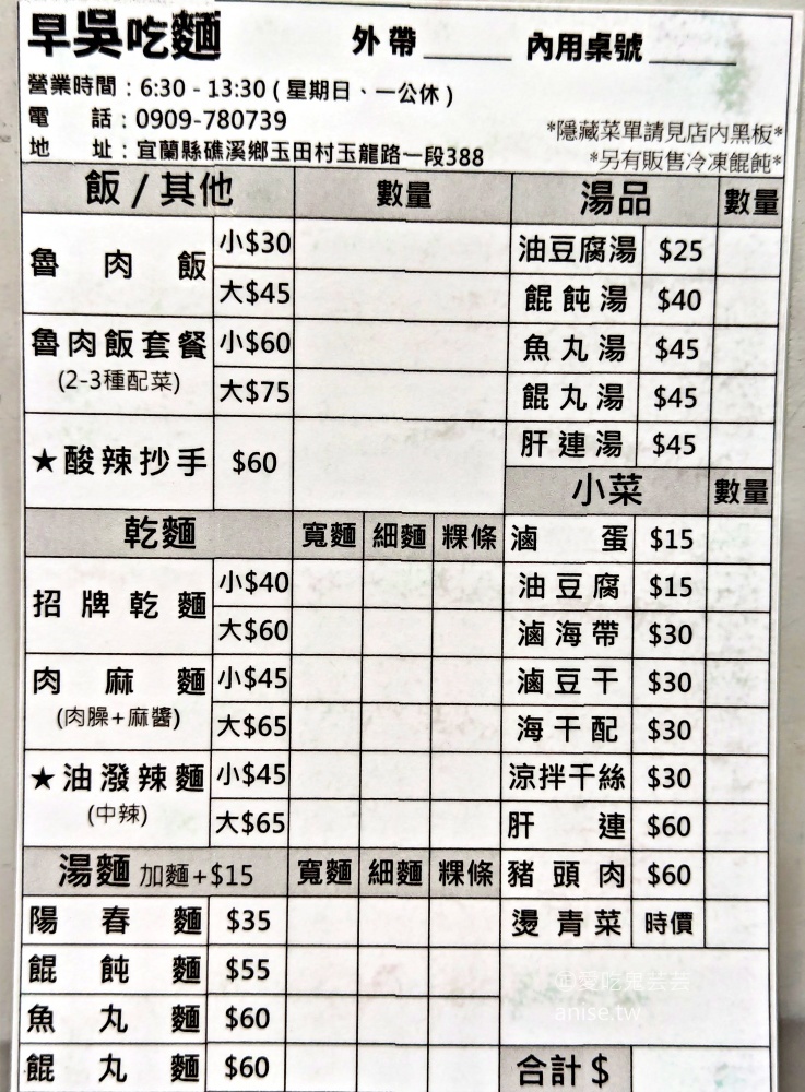 早吳吃麵，遠在礁溪田邊的早午餐店，卻是人潮滿滿！宜蘭礁溪美食(姊姊食記) @愛吃鬼芸芸