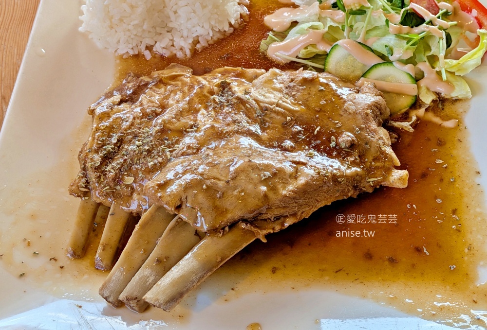 森鄰水岸景觀咖啡館，豬肋排大份量滿足，俯瞰桃園溪口台地的美景(姊姊食記) @愛吃鬼芸芸
