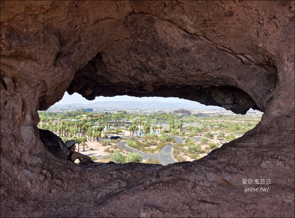亞利桑那景點 | 帕帕戈公園（Papago Park）之岩中洞、 沙漠植物園 (Desert Botanical Garden) @愛吃鬼芸芸